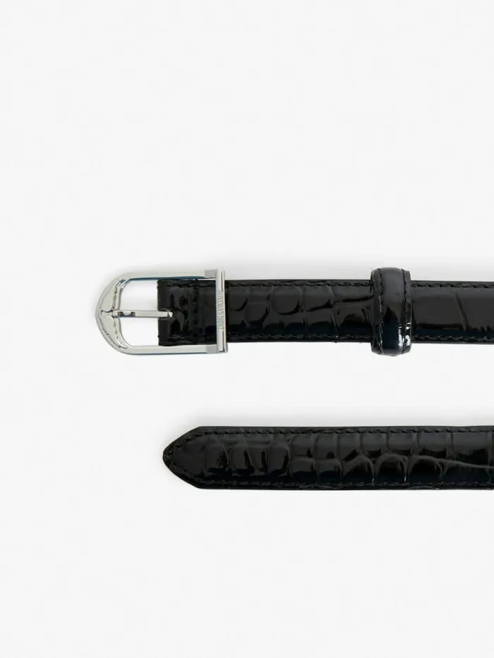 Women Zadig and Voltaire Belts Rise Belt Black Women Zadig and Voltaire Belts Rise Belt Black