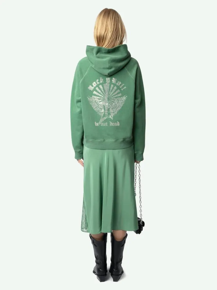 Women Zadig and Voltaire Dresses and Skirts Jayla Silk Skirt Coriander Women Zadig and Voltaire Dresses and Skirts Jayla Silk Skirt Coriander