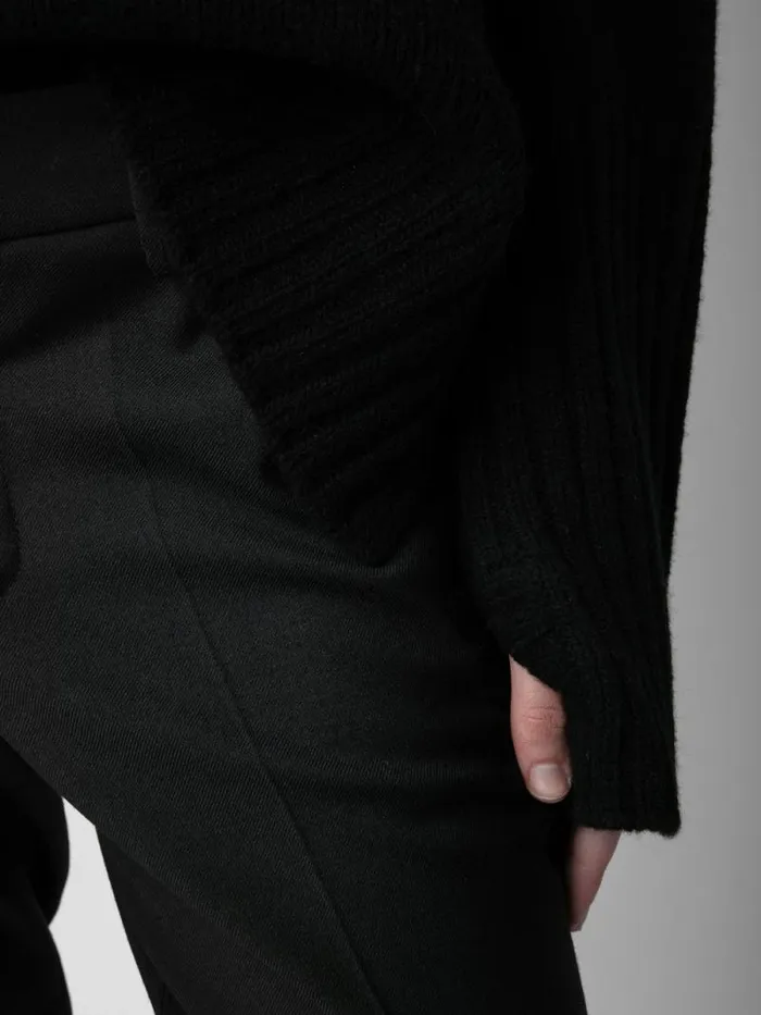 Women Zadig and Voltaire Sweaters and Cardigans Alma Rock and Roll Sweater Black Women Zadig and Voltaire Sweaters and Cardigans Alma Rock and Roll Sweater Black