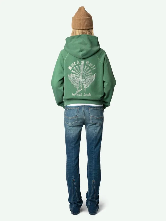 Women Zadig and Voltaire Sweatshirts and Hoodies Georgy Sweatshirt Coriander Women Zadig and Voltaire Sweatshirts and Hoodies Georgy Sweatshirt Coriander