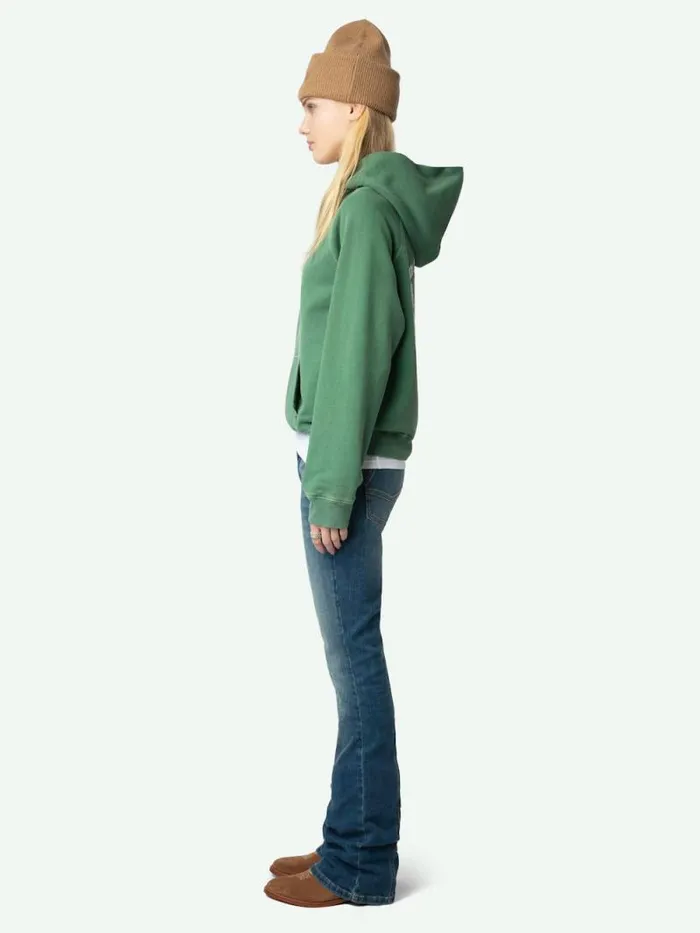 Women Zadig and Voltaire Sweatshirts and Hoodies Georgy Sweatshirt Coriander Women Zadig and Voltaire Sweatshirts and Hoodies Georgy Sweatshirt Coriander