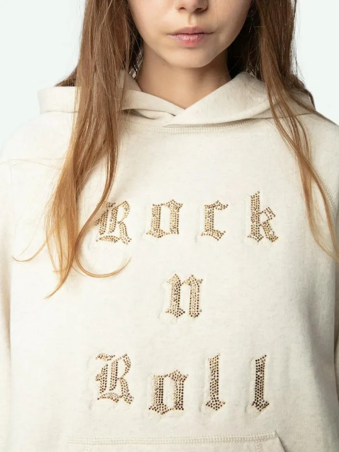 Women Zadig and Voltaire Sweatshirts and Hoodies Georgy Sweatshirt Light Sugar Women Zadig and Voltaire Sweatshirts and Hoodies Georgy Sweatshirt Light Sugar