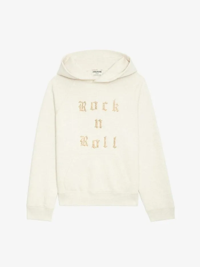 Women Zadig and Voltaire Sweatshirts and Hoodies Georgy Sweatshirt Light Sugar Women Zadig and Voltaire Sweatshirts and Hoodies Georgy Sweatshirt Light Sugar