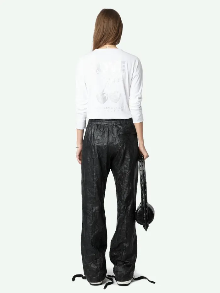 Women Zadig and Voltaire TShirts Henley Tshirt White