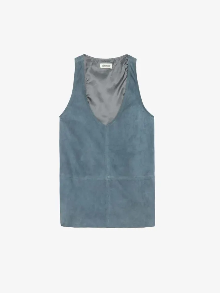 Women Zadig and Voltaire Tops and Shirts Tander Suede Top Uniform
