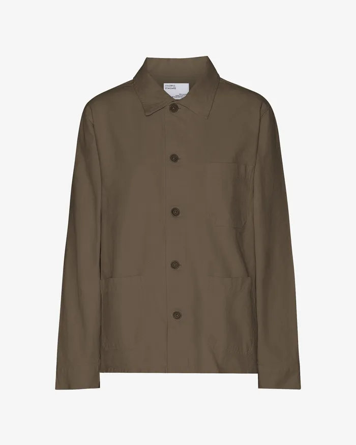Workwear Jackets Colorfulstandard Women Organic Workwear Jacket 8211 Cedar Brown