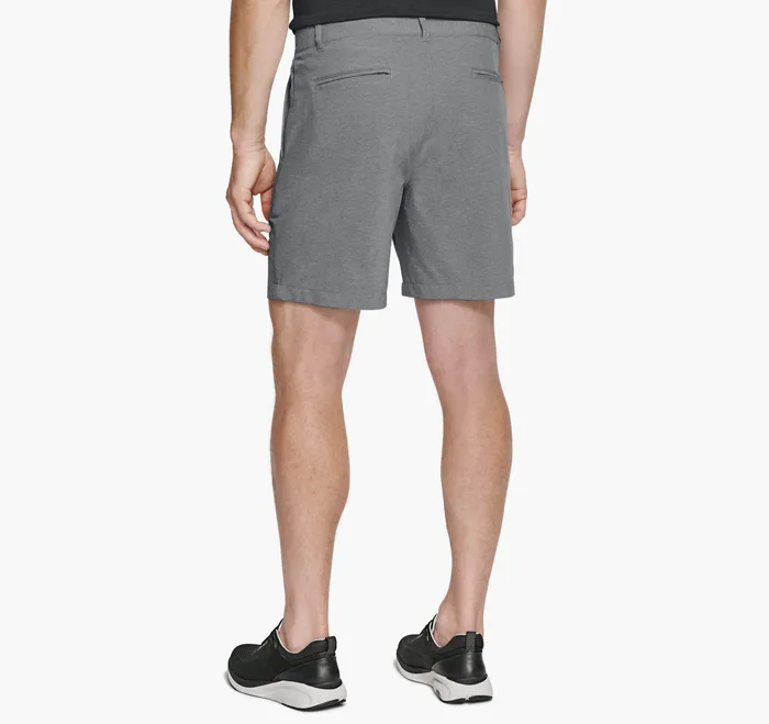 XC4 Performance FlatFront 78243 Shorts Gray Heather Men Golf Johnston and Murphy
