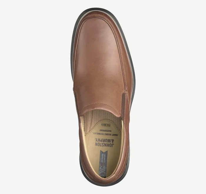 XC4 Stanton 20 Moc Venetian Loafer Tan Waterproof Full Grain SlipOns and Loafers Johnston and Murphy Men