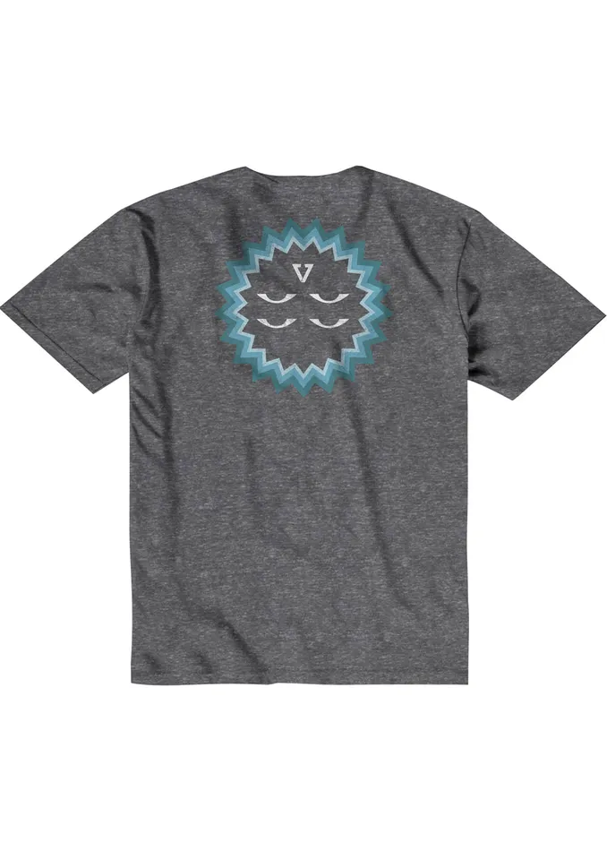 Youth Four Eyes Boys Snow Tee Black Heather Clothing Vissla